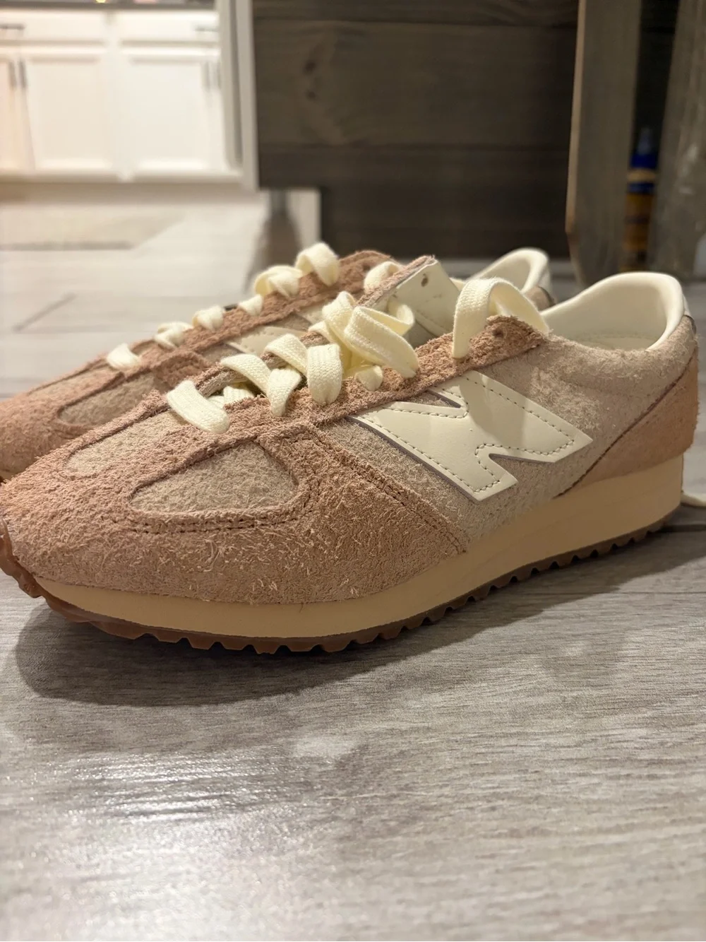Size 4.5 - New Balance 471 Bisque Flat Taupe Unisex Beige Shoes NWOT
